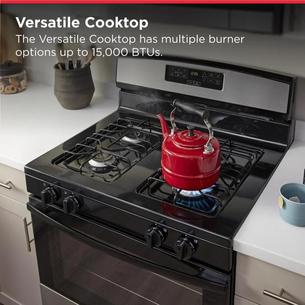AMANA  30-inch Gas Range with Bake Assist Temps - Stainless Steel (AGR6303MMS)