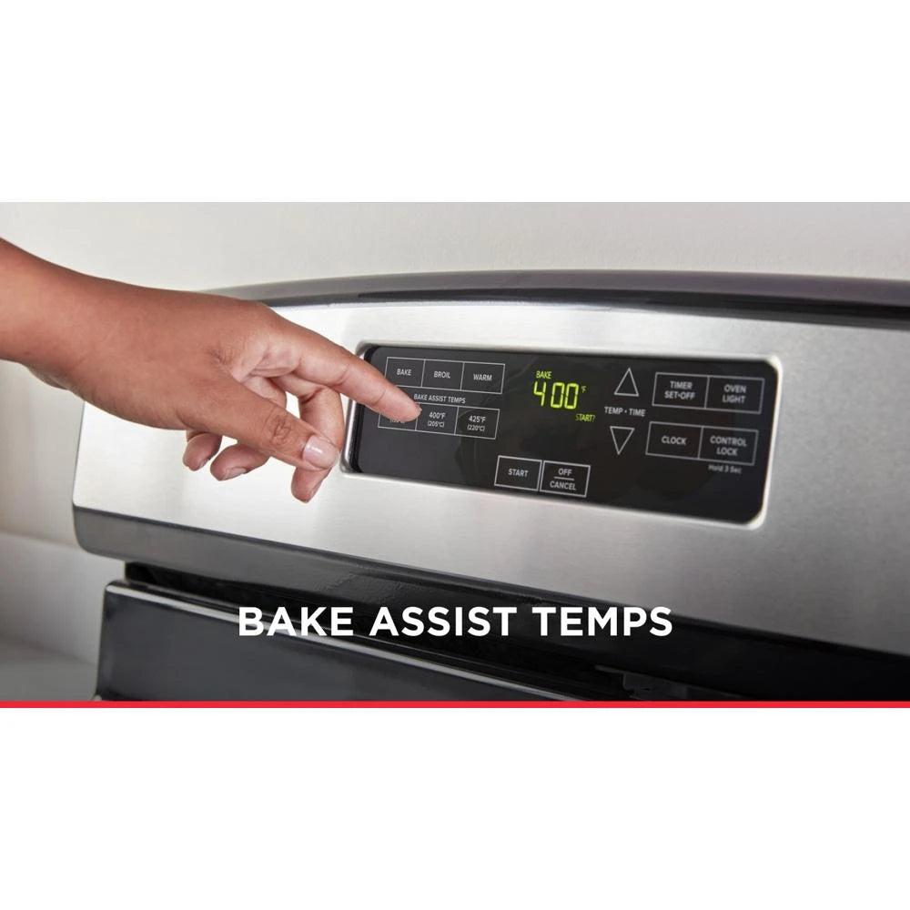 AMANA  30-inch Gas Range with Bake Assist Temps - Stainless Steel (AGR6303MMS)