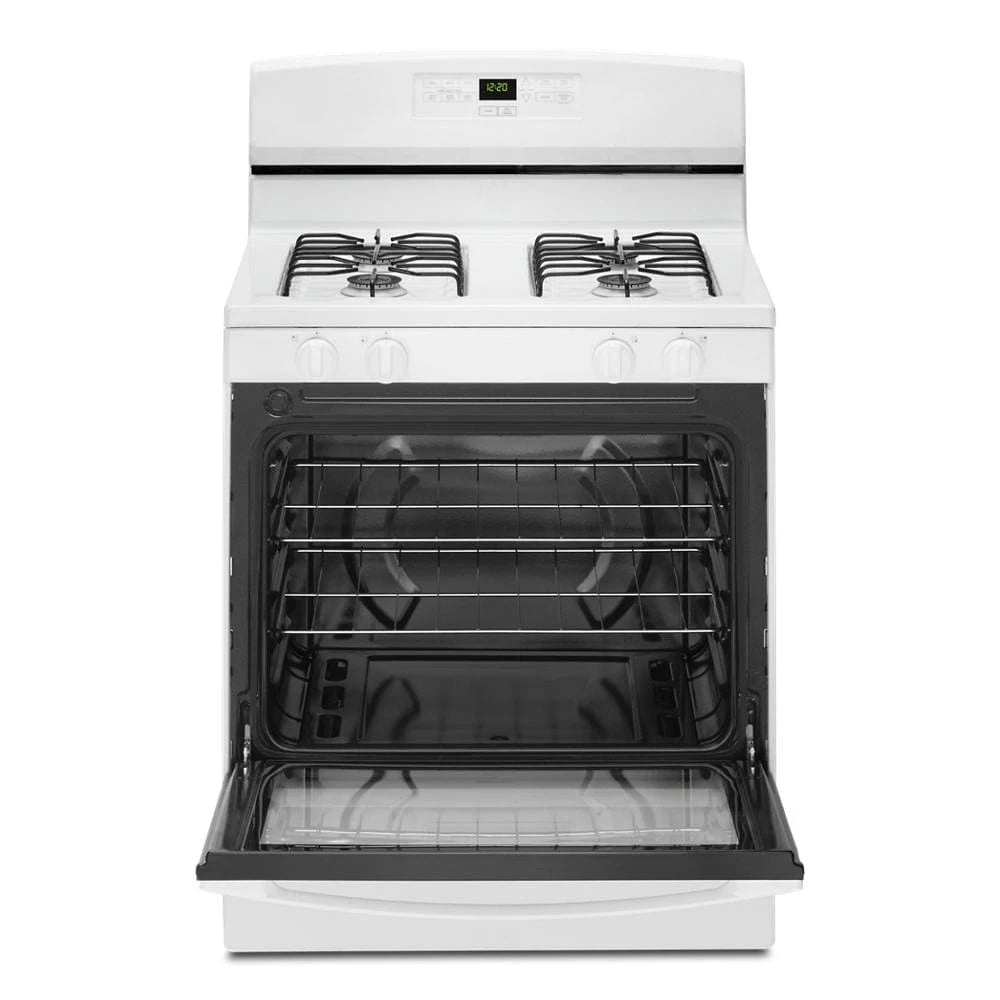 AMANA  30-inch Gas Range with Bake Assist Temps - White (AGR6303MMW)