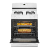 AMANA  30-inch Gas Range with Bake Assist Temps - White (AGR6303MMW)