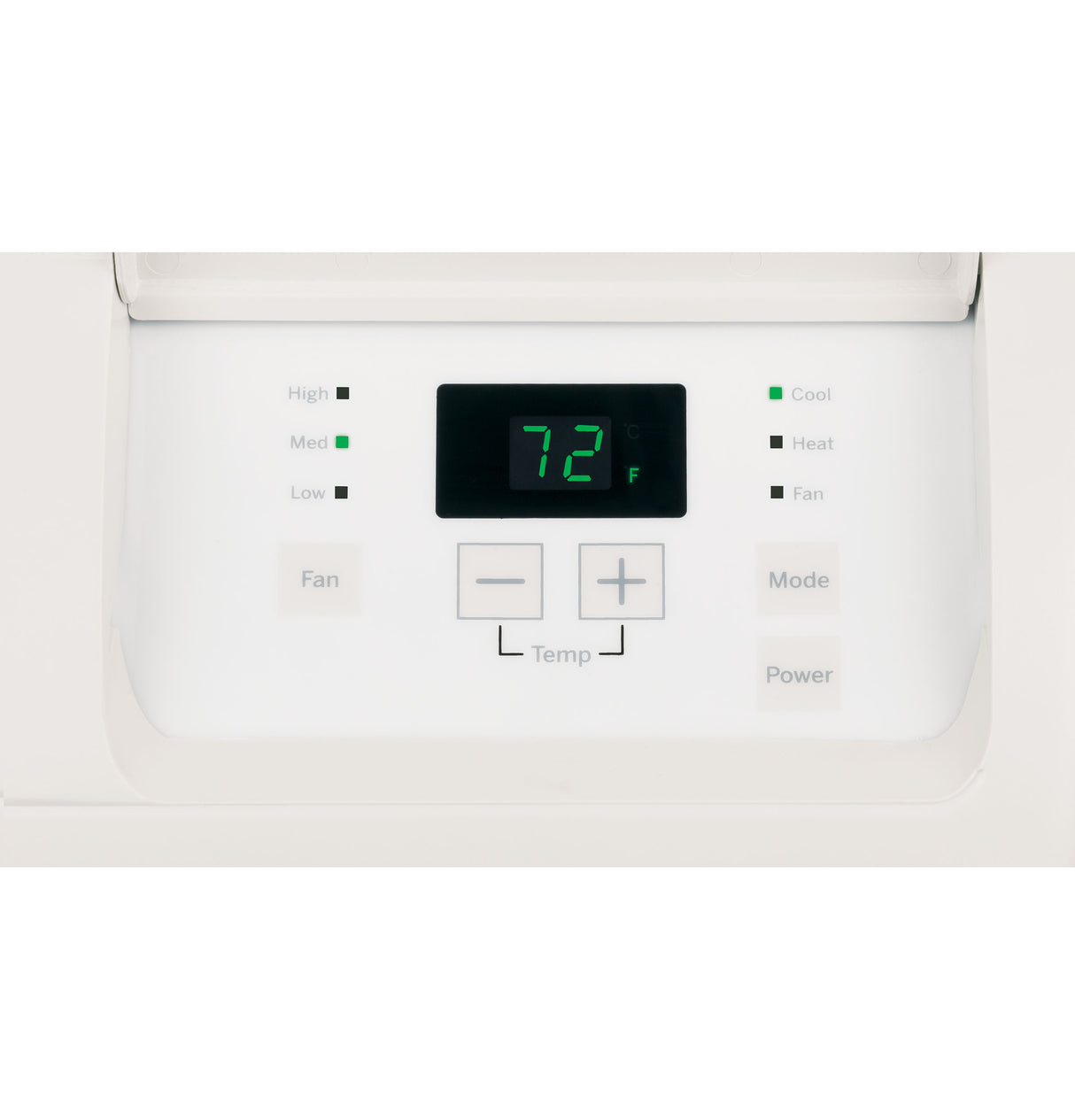 Hotpoint PTAC Heat Pump Unit with Electric Heat Backup 20 amps, 230/208 Volt - White (AH11H12D3B)