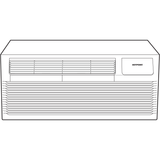 Hotpoint PTAC Heat Pump Unit with Electric Heat Backup 20 amps, 230/208 Volt - White (AH11H12D3B)