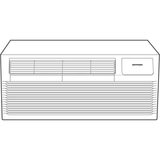 HOTPOINT  PTAC Heat Pump Unit with Electric Heat Backup 12,000 BTU, 20 amps, 230/208 Volt - White (AH11H12D3B)