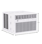 GE 14,000 BTU Smart Electronic Window Air Conditioner for Large Rooms up to 700 sq. ft. - White (AHEK14AC)