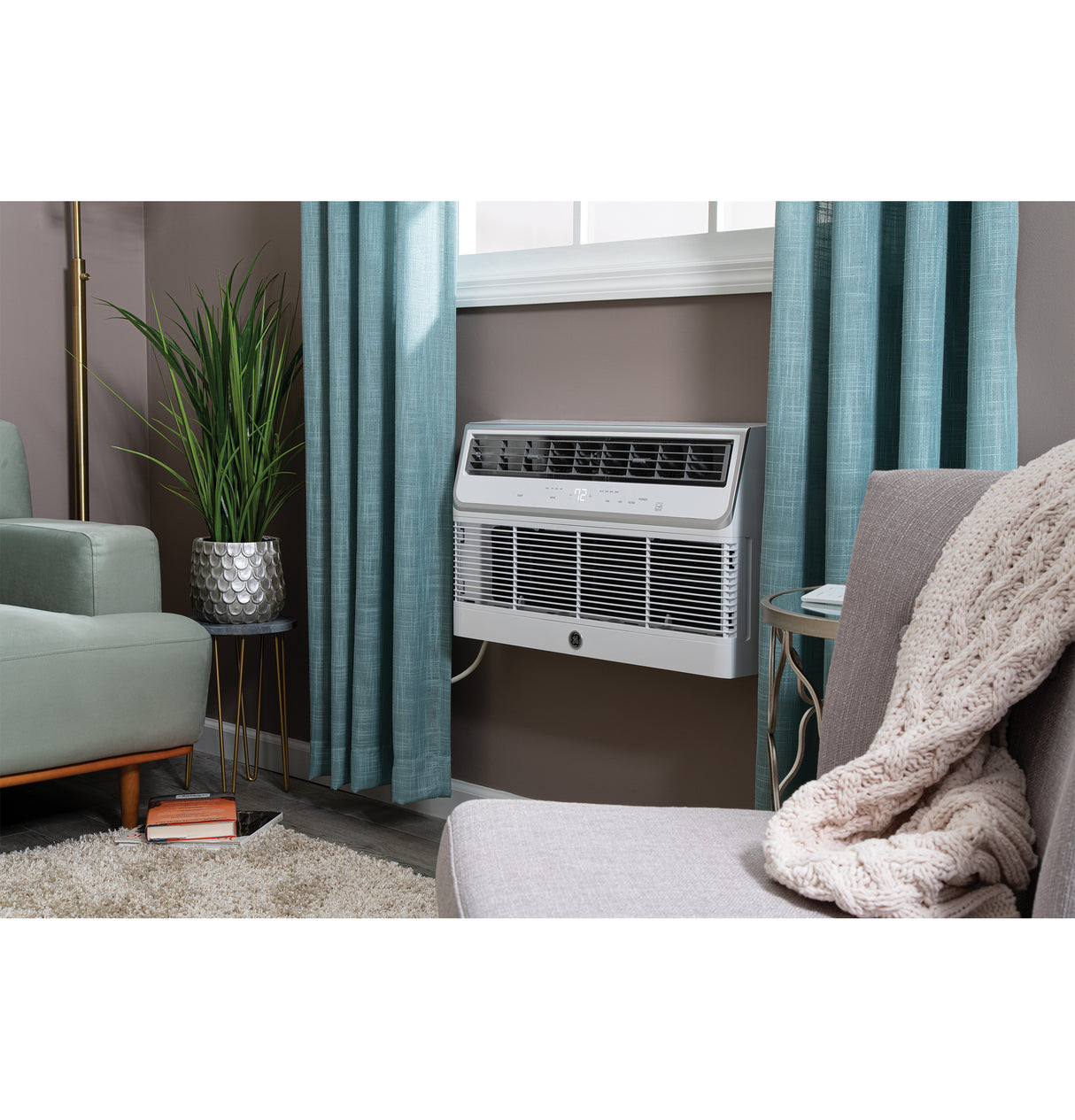 GE  115 Volt Built-In Cool-Only Room Air Conditioner - White (AJCQ08AWH)