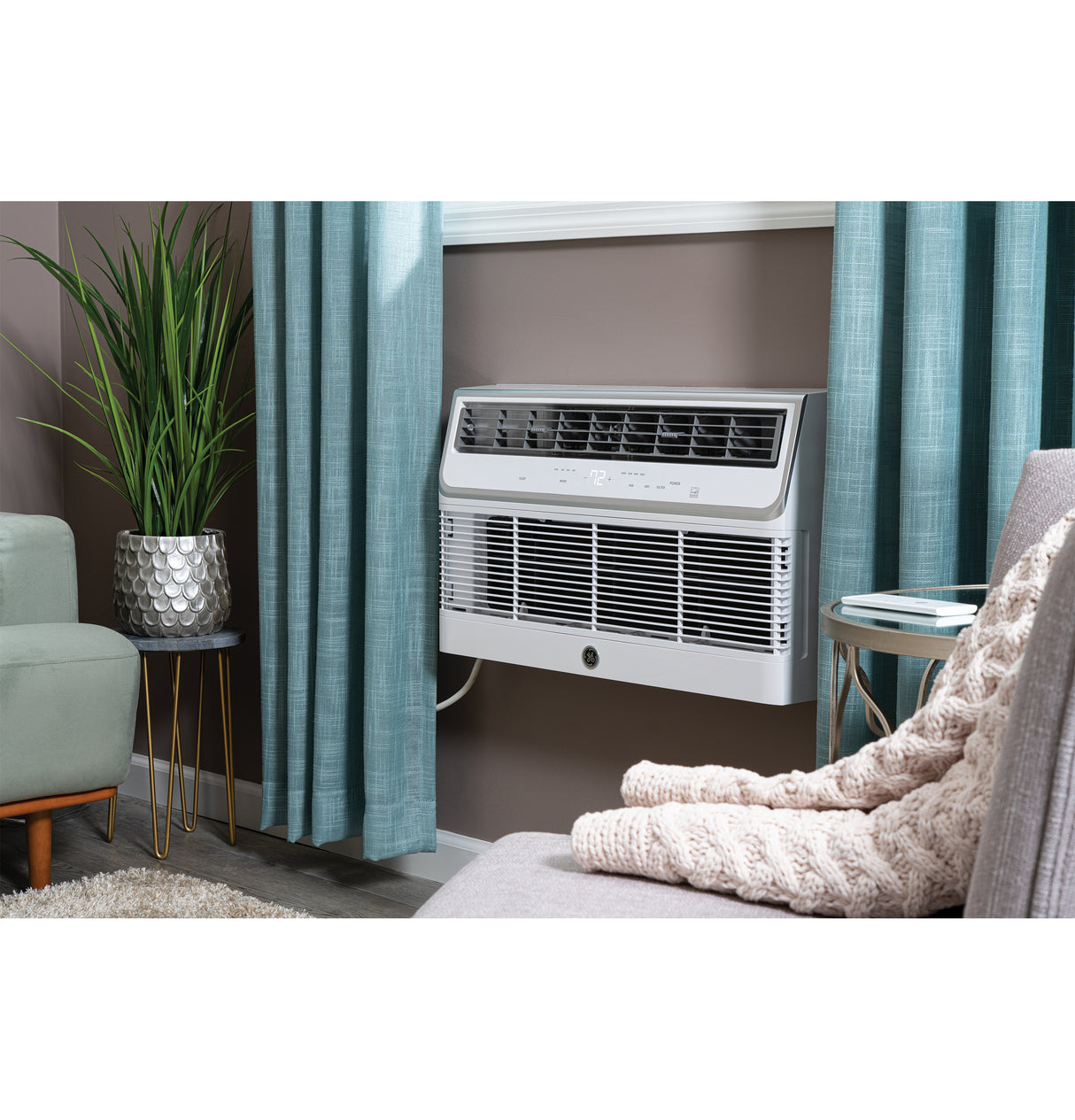 GE  115 Volt Built-In Cool-Only Room Air Conditioner - White (AJCQ08AWH)