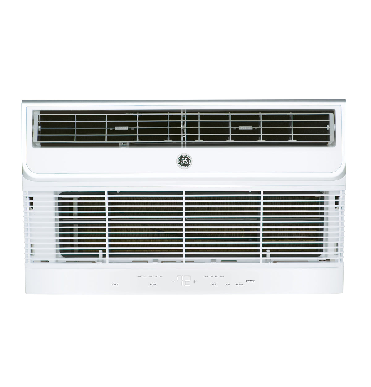 GE  230/208 Volt Built-In Heat/Cool Room Air Conditioner - Soft Gray (AJEM12DWH)