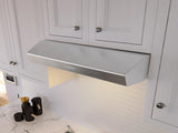 ZEPHYR  ZEPHYR BREEZE II HOOD 36" UNDR CAB 400 CFM - Stainless (AK1236CS)