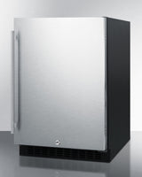 SUMMIT 24" Wide Built-In All-Refrigerator, ADA Compliant - Black (AL54)