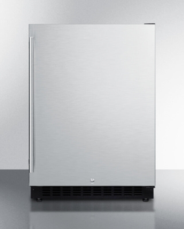 SUMMIT 24" Wide Built-In All-Refrigerator, ADA Compliant - Stainless Steel (AL54CSS)