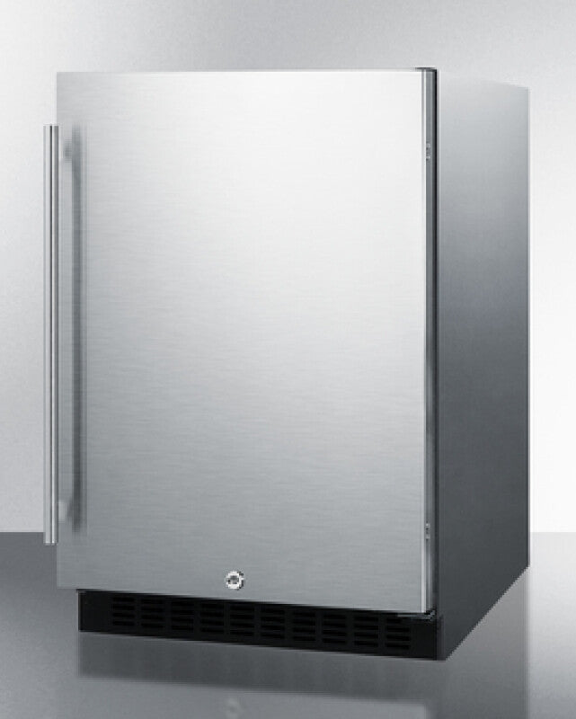 SUMMIT 24" Wide Built-In All-Refrigerator, ADA Compliant - Stainless Steel (AL54CSS)