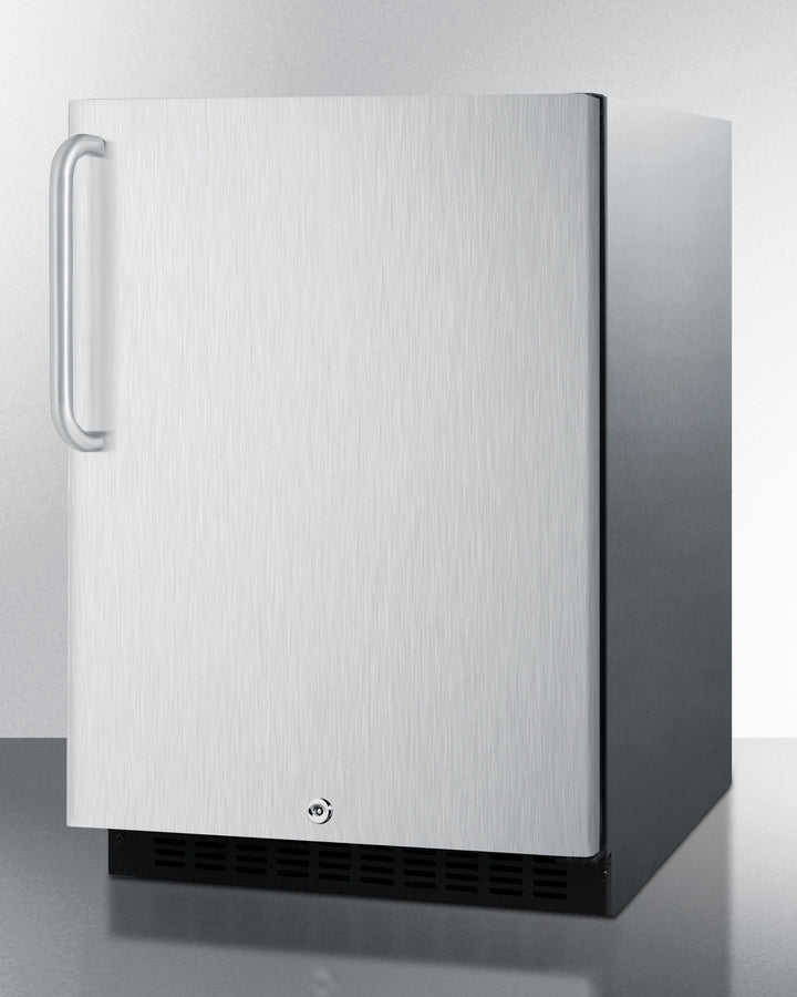 SUMMIT  24" Wide Built-In All-Refrigerator, ADA Compliant - Other (AL54CSSTB)