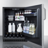 SUMMIT  24" Wide Built-In All-Refrigerator, ADA Compliant - Other (AL54CSSTB)