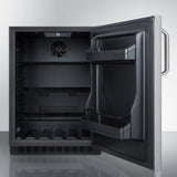 SUMMIT  24" Wide Built-In All-Refrigerator, ADA Compliant - Other (AL54CSSTB)