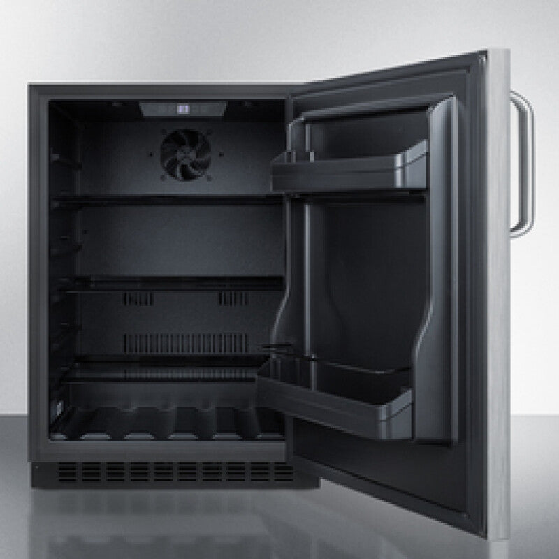 SUMMIT 24" Wide Built-In All-Refrigerator, ADA Compliant - Stainless Steel (AL54CSSTB)