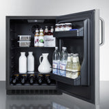 SUMMIT  24" Wide Built-In All-Refrigerator, ADA Compliant - Other (AL54CSSTB)