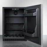 SUMMIT 24" Wide Built-In All-Refrigerator, ADA Compliant - Stainless Steel (AL54SSHH)