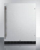 SUMMIT  24" Wide Built-In All-Refrigerator, ADA Compliant - Stainless Steel/Black (AL55)