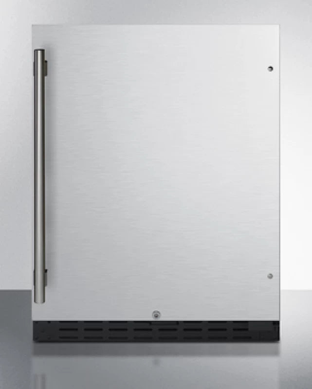 Summit 24" Wide Built-In All-Refrigerator, ADA Compliant - Stainless Steel (AL55)
