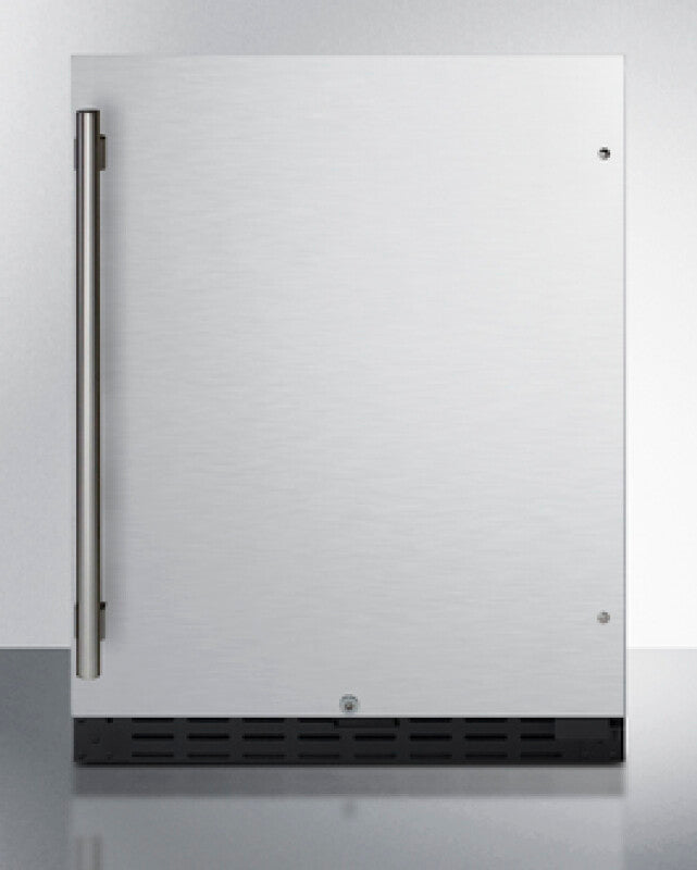 Summit 24" Wide Built-In All-Refrigerator, ADA Compliant - Stainless Steel (AL55CSS)