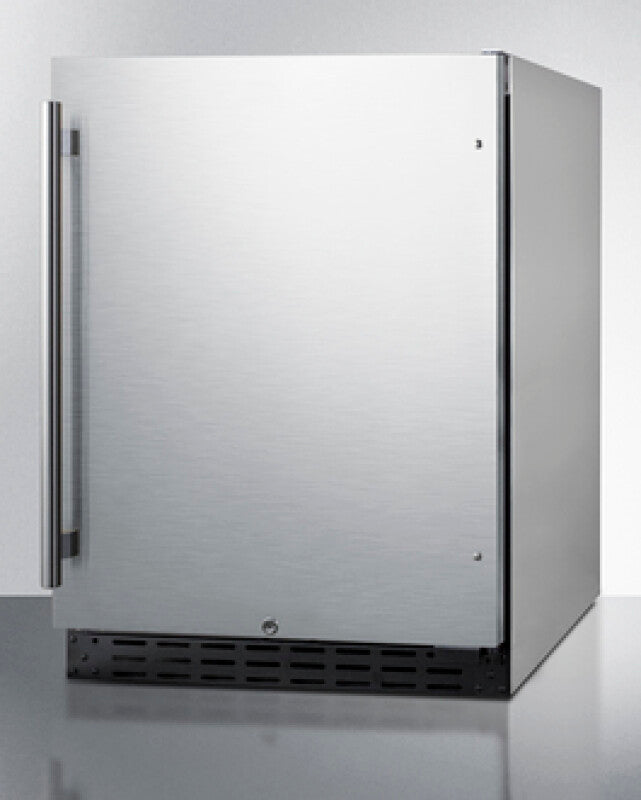 Summit 24" Wide Built-In All-Refrigerator, ADA Compliant - Stainless Steel (AL55CSS)