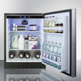 SUMMIT  24" Wide Built-In All-Refrigerator, ADA Compliant (Panel Not Included) - Panel-Ready (AL55IF)