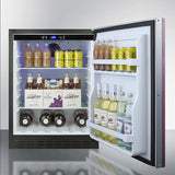 SUMMIT  24" Wide Built-In All-Refrigerator, ADA Compliant (Panel Not Included) - Panel-Ready (AL55IF)