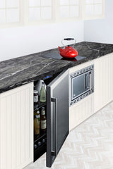 SUMMIT  24" Wide Built-In Commercial Beverage Center, ADA Compliant - Black (AL57G)