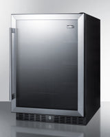 SUMMIT 24" Wide Built-In Commercial Beverage Center, ADA Compliant - Black (AL57G)