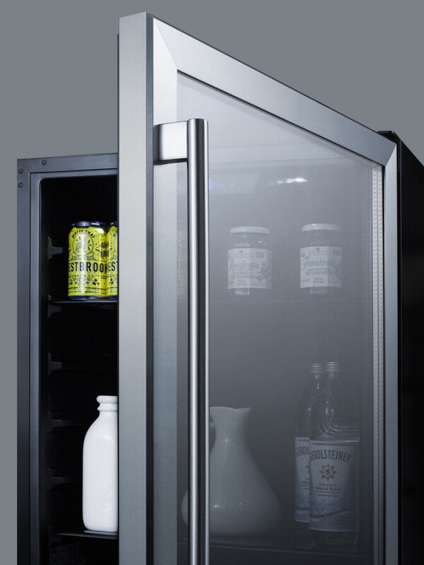 SUMMIT 24" Wide Built-In Commercial Beverage Center, ADA Compliant - Black (AL57G)