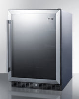 SUMMIT 24" Wide Built-In Beverage Center, ADA Compliant - Glass (AL57GCSS)