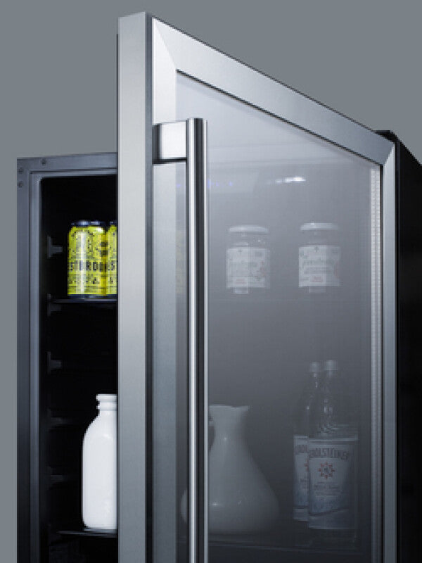 SUMMIT 24" Wide Built-In Beverage Center, ADA Compliant - Glass (AL57GCSS)