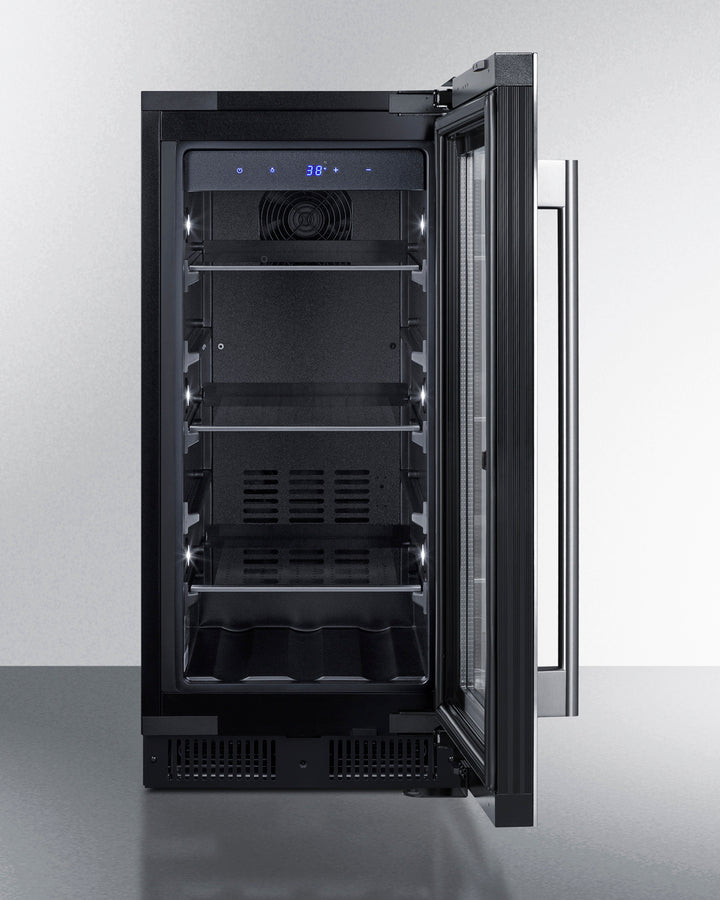 SUMMIT  15" Wide Built-In Beverage Center, ADA Compliant - Black (ALBV15)