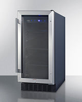 Summit 15" Wide Built-In Beverage Center, ADA Compliant - Glass (ALBV15)
