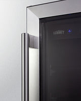 Summit 15" Wide Built-In Beverage Center, ADA Compliant - Glass (ALBV15)