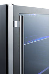 Summit 24" Wide Built-In Beverage Cooler, ADA Compliant - Glass (ALBV2466CSS)