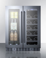 Summit  24" Built-In Wine/Beverage Center, ADA Compliant - Black (ALFD24WBV)