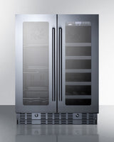 Summit  24" Built-In Wine/Beverage Center, ADA Compliant - Black (ALFD24WBV)