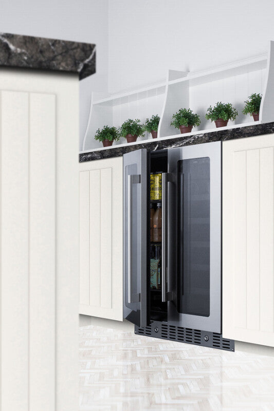 Summit  24" Built-In Wine/Beverage Center, ADA Compliant - Black (ALFD24WBV)