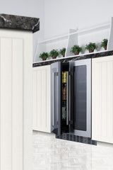 Summit  24" Built-In Wine/Beverage Center, ADA Compliant - Black (ALFD24WBV)