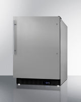 Summit  21" Wide Built-In All-Freezer, ADA Compliant - Stainless Steel (ALFZ37BCSSHV)