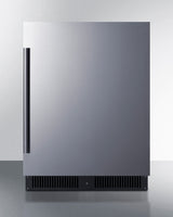 SUMMIT  24" Wide Built-In All-Freezer, ADA Compliant - Stainless Steel/Black (ALFZ53)