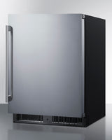 SUMMIT  24" Wide Built-In All-Freezer, ADA Compliant - Stainless Steel/Black (ALFZ53)