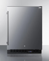 Summit 24" Wide Built-In All-Freezer, ADA Compliant - Stainless Steel (ALFZ53)