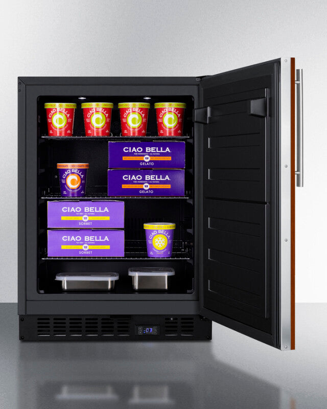 Summit 24" Wide Built-In All-Freezer, ADA Compliant (Panel Not Included) - Panel Ready (ALFZ53IF)