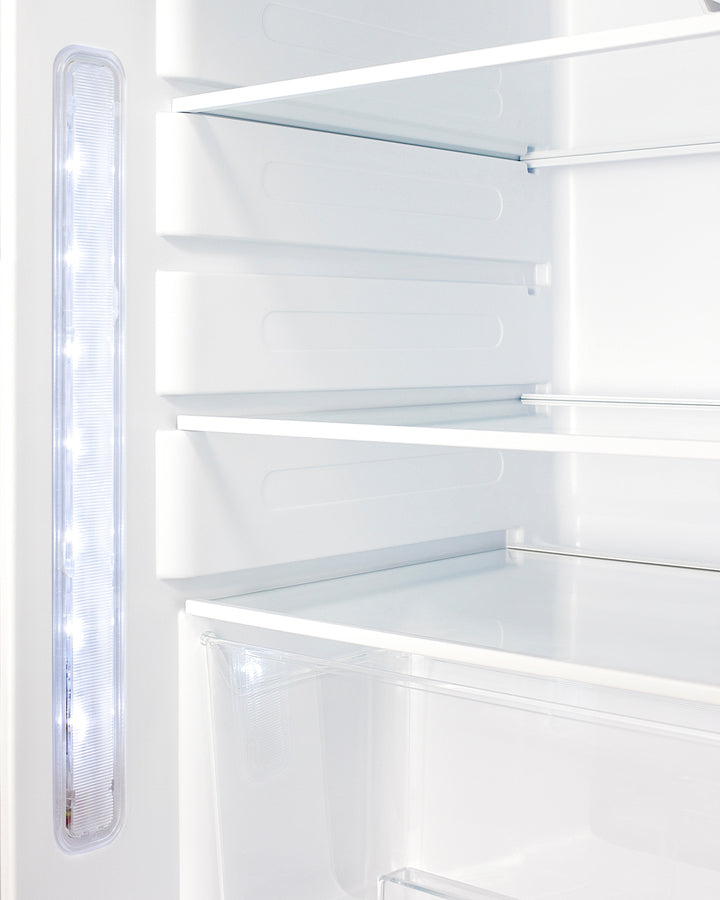 SUMMIT  21" Wide Built-In All-Refrigerator, ADA Compliant - Black (ALR47BSSHV)