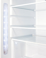 SUMMIT  21" Wide Built-In All-Refrigerator, ADA Compliant - Black (ALR47BSSHV)