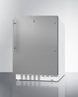 Summit 21" Wide Built-in Refrigerator-Freezer, ADA Compliant - White (ALRF48SSHV)