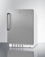 SUMMIT  21" Wide Built-in Refrigerator-Freezer, ADA Compliant - White (ALRF48SSTB)