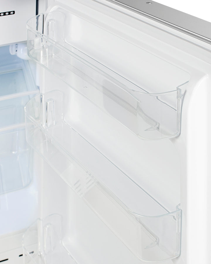 SUMMIT  21" Wide Built-in Refrigerator-Freezer, ADA Compliant - White (ALRF48SSTB)